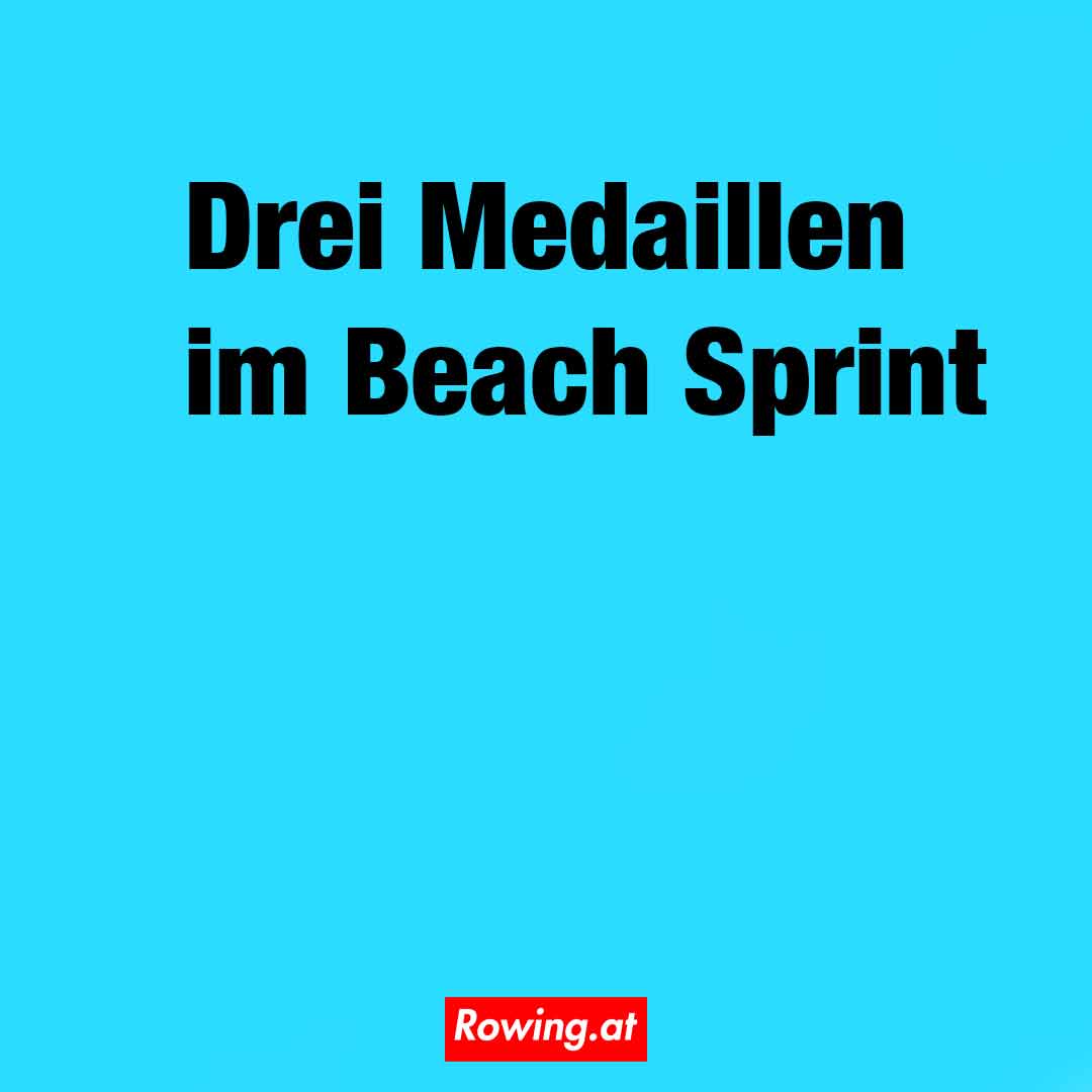 Drei Medaillen im Beach Sprint bei den Europameisterschaften